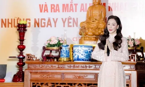 Hồ Quỳnh Hương ra mắt album tụng kinh tiếng Việt "Những ngày yên"