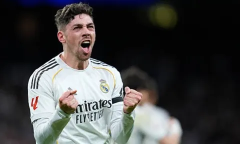 Federico Valverde lập kỷ lục đóng góp bàn thắng tại Real Madrid