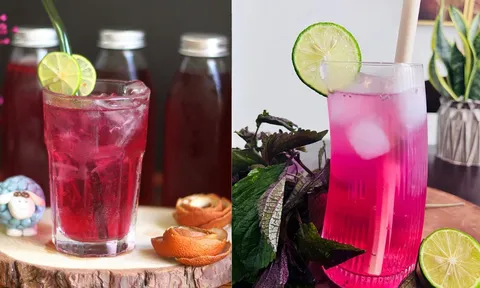 Cách uống nước tía tô chanh giúp giải độc, tiêu mỡ, giảm cân nhanh