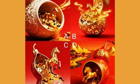 Trắc nghiệm tâm lý: Bức hình hồ lô và ngựa vàng nào thu hút bạn từ cái nhìn đầu tiên?