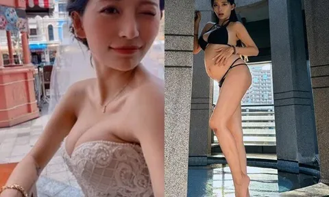 Cô dâu gây sốt khi chụp ảnh cưới ở Phú Quốc vì vòng ngực đẫy đà, lúc mang bầu ai cũng lo lắng khi nhìn phần dưới