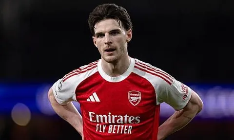 Declan Rice thừa nhận Arsenal kiệt sức sau trận thắng Leverkusen