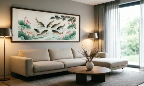 5 tranh phong thủy thu hút tài lộc: Treo đúng vị trí, may mắn tự tìm đến