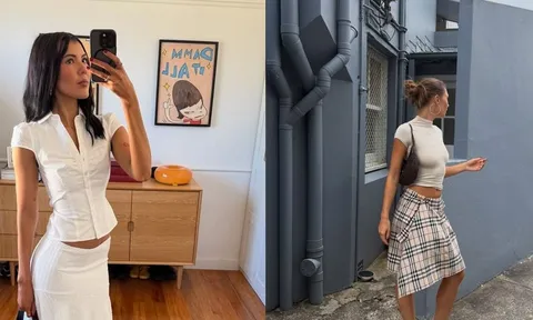 Chân váy lửng trở lại mạnh mẽ: 4 cách phối đồ được yêu thích trong mùa xuân hè 2026