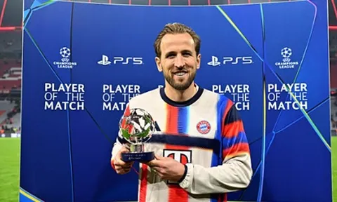 Harry Kane là cầu thủ Anh đầu tiên ghi 50 bàn tại Champions League