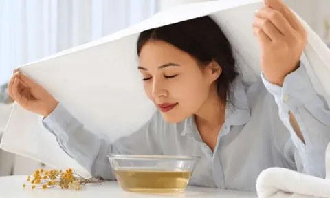 Xông hơi mặt bằng nước nóng 1 lần/tuần, da có 5 thay đổi bất ngờ