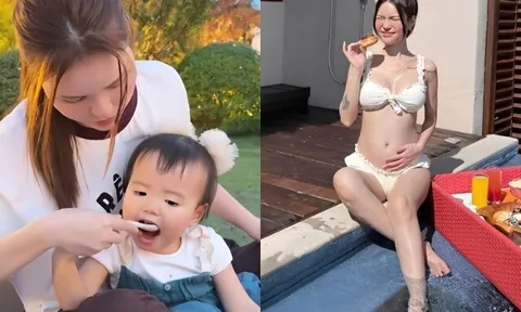 Hot mom nổi tiếng TP.HCM đẹp nóng bỏng hớp hồn trai trẻ, về đẻ liền 2 con giờ tiếp tục lộ dấu hiệu mang bầu