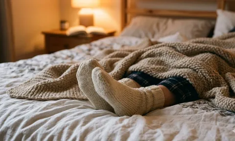 Mang tất khi ngủ: Thói quen nhiều người duy trì mỗi đêm nhưng không biết đang ảnh hưởng giấc ngủ