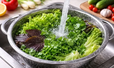 Ngâm rau sống bằng nước muối có thật sự sạch? Sự thật nhiều người vẫn hiểu sai