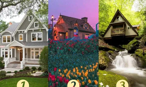 Trắc nghiệm vui: Chọn 1 bức hình ngôi nhà sẽ cho biết bạn đang thiếu gì và mong ước nhất?