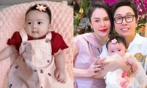 Phương Lê tự tin chăm con mọn vì kinh nghiệm có 3 ái nữ, NSƯT Vũ Luân cưng chiều "tiểu công chúa" trong biệt thự trăm tỷ