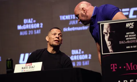 Nate Diaz 'lật kèo' UFC gia nhập công ty của Jake Paul: Dana White lên tiếng về 'lời đề nghị không thể chối từ'