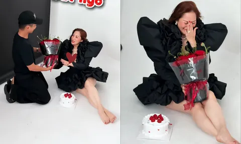 Khánh Thi bật khóc vì hành động đặc biệt của Phan Hiển