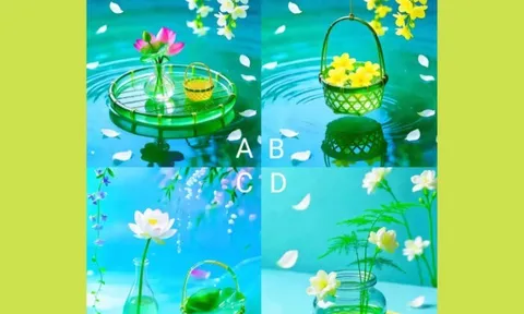 Trắc nghiệm tâm lý: Bức tranh giỏ hoa nào thu hút bạn nhất?