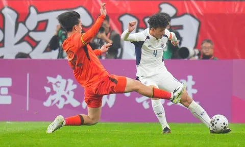 Bị dẫn 2 bàn, U23 Trung Quốc chật vật hòa U23 Thái Lan