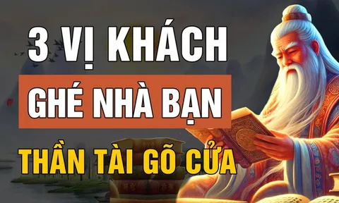 3 người bạn ghé thăm Thần Tài gõ cửa