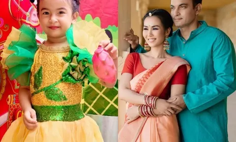 Con gái lai Ấn của Võ Hạ Trâm 5 tuổi nói 3 thứ tiếng, chăm luyện viết tiếng Việt chuẩn chỉnh khiến mẹ tự hào