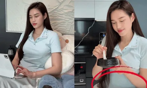 Hoa hậu Đỗ Thị Hà vướng nghi vấn đang mang thai con đầu lòng