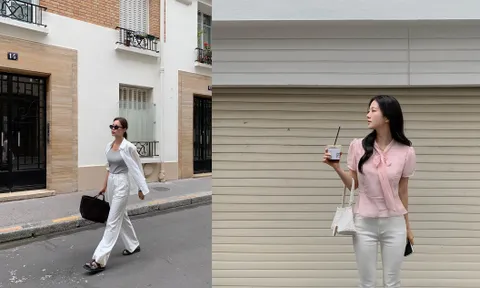 Quần trắng trở lại mùa hè: lựa chọn đơn giản nhưng đủ nâng tầm phong cách