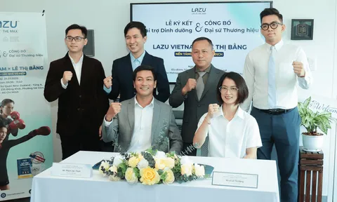 Nữ võ sĩ Lê Thị Bằng trở thành đại sứ thương hiệu LAZU Việt Nam: Đưa dinh dưỡng thành nền tảng trong thể thao đỉnh cao