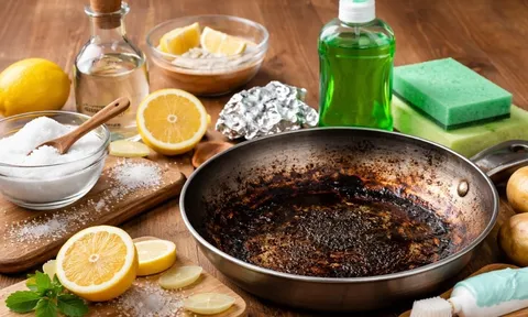 Nồi chảo cháy đen đừng vội bỏ: 6 mẹo đánh bóng nhanh, sạch bong chỉ sau vài phút