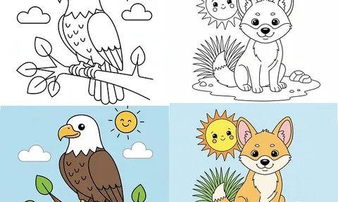 Tranh tô màu theo mẫu, bí mật nhỏ giúp trẻ học nhanh, phát triển trí tưởng tượng