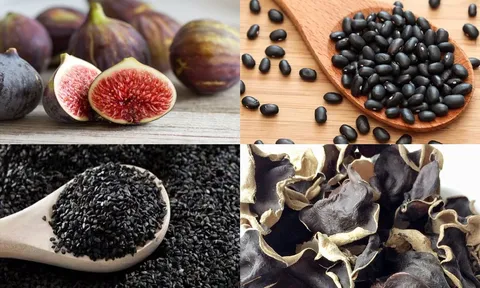 4 thực phẩm màu đen tốt cho sức khỏe