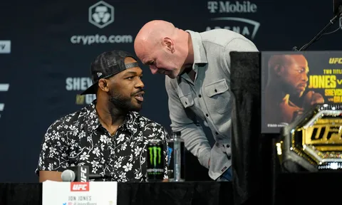 Dana White nổi đoá: 'Ai thèm quan tâm?' khi bị hỏi dồn về Jon Jones