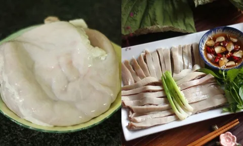 Mẹo luộc dạ dày trắng giòn, không dai, không hôi