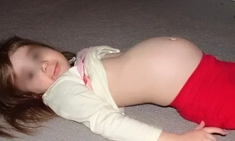 Con gái 12 tuổi đi học về bụng phình to bất thường, kết quả chụp CT tại bệnh viện khiến bố mẹ sợ hãi