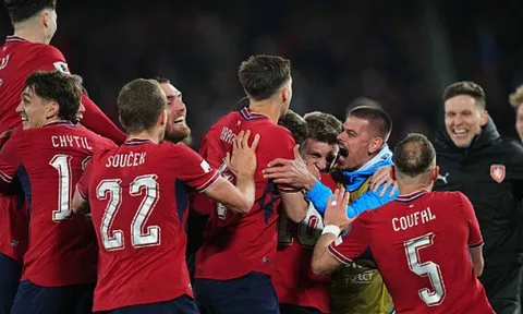 Thắng Đan Mạch trên chấm luân lưu, CH Séc chính thức dự World Cup