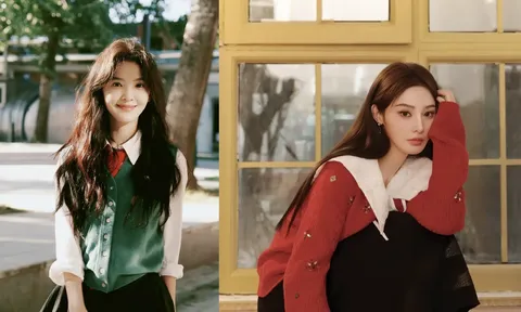 Chỉ cần áo dệt kim và chân váy: công thức mặc đẹp nhẹ nhàng mà cuốn hút mùa xuân