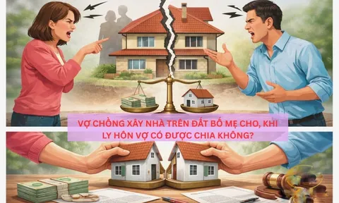 Xây nhà trên đất nhà chồng: Ly hôn có được chia đôi không?