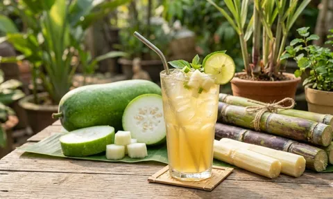 Nước mía nấu bí đao: Công thức giải nhiệt, hỗ trợ gan được nhiều người tin dùng