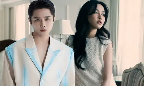 Bích Phương - Tăng Duy Tân tay trong tay đi sự kiện