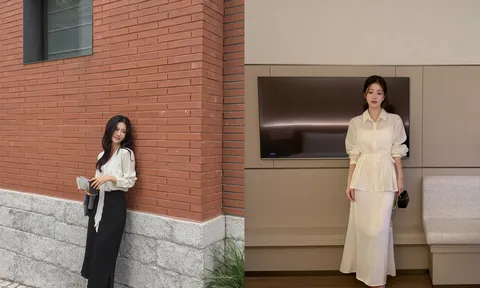 Áo blouse và chân váy: công thức mặc đẹp giúp nàng công sở ghi điểm tinh tế