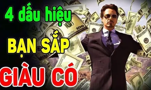 Dấu hiệu của người vận số thay đổi sắp giàu có