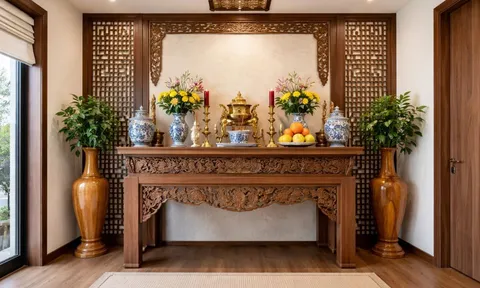 Ban thờ có nhất định phải cùng hướng với hướng nhà?