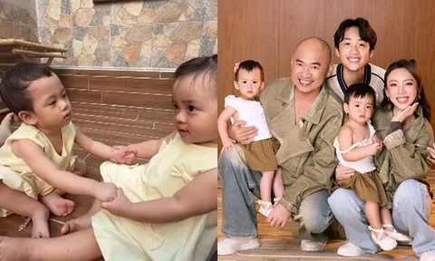 Sao Việt 24h: Tiến Luật khoe cặp sinh đôi, tiết lộ 2 bé là phiên bản mini của mình và bà xã Thu Trang