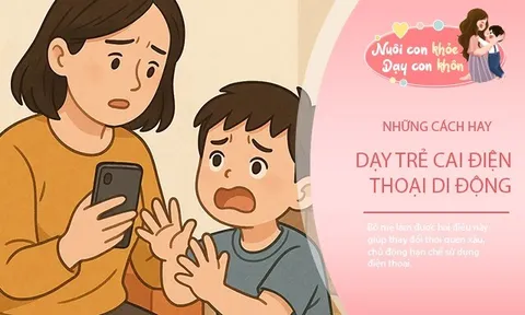 2 bước mẹ dạy con tự lập để "cai nghiện" điện thoại di động