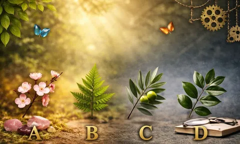 Quiz: chọn 1 cành lá bạn thích nhất: Bạn là người giàu cảm xúc hay thiên về lý trí?