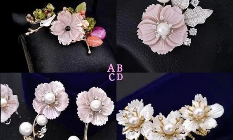 Trắc nghiệm tâm lý: Mẫu hoa đính ngọc trai nào thu hút bạn từ cái nhìn đầu tiên?