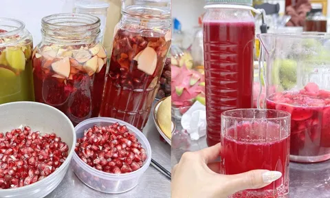 Cách làm nước uống enzyme trái cây chỉ với 2 nguyên liệu, tốt cho tiêu hóa, dùng thay nước ngọt có ga