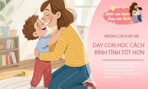 Muốn dạy con giỏi giang không cần quát mắng, bố mẹ có 4 câu làm "vũ khí bí mật"