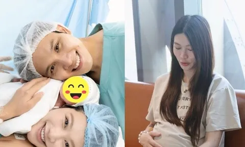 Á hậu Chế Nguyễn Quỳnh Châu sinh con trai đầu lòng