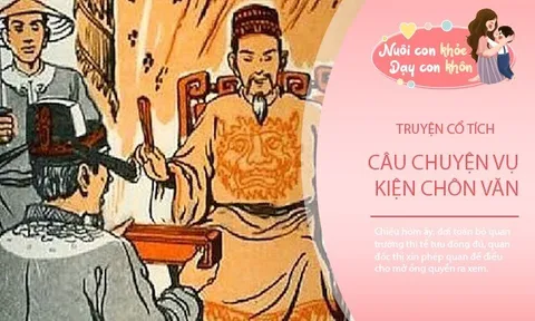 Truyện cổ tích: Vụ kiện chôn văn