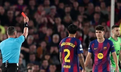 Sự thực dụng của Simeone trừng phạt tấm thẻ đỏ của Cubarsi