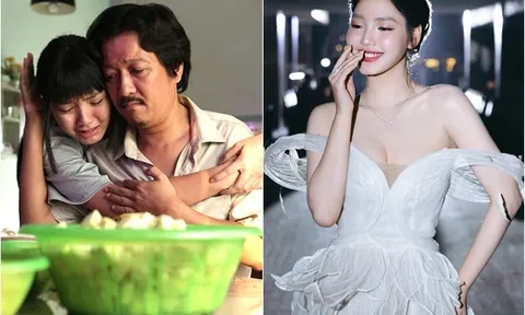 "Con gái màn ảnh" của Trường Giang 18 tuổi cao ngưỡng 1m8, tăng 7kg vì được "bố" chăm khéo, sắc vóc chuẩn hoa hậu