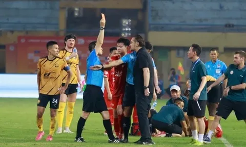 Trợ lý Thể Công tố trọng tài Ngô Duy Lân xử ép HLV Popov