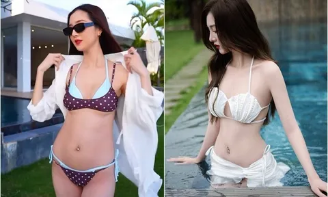 Vợ cao 1m8, kém 17 tuổi của Hồ Quang Hiếu đẹp nảy nở sau sinh, đúng chuẩn "gái một con trông mòn con mắt"